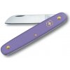 Victorinox 3.9050.22B1 záhradnícky nôž, 100 mm nylonová rukoväť, 55 mm rovná čepeľ, Blister, fialový