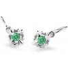 Cutie Jewellery Roztomilé detské náušnice z bieleho zlata C2212-10-X-2 zelená Cutie Jewellery Roztomilé detské náušnice z bieleho zlata C2212-10-X-2 zelená