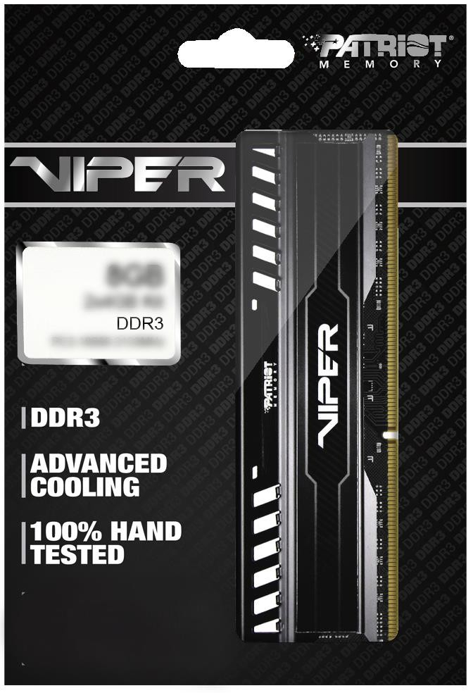 Patriot DDR3 8GB 1600MHz CL9 Viper 3 PV38G160C9K