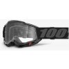 Zjazdové okuliare 100% Accuri Clear Lens - Black Zjazdové okuliare 100% Accuri Clear Lens - Black