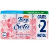 Toaletný papier Foxy Silk Maxi 4+2 vrstvy Toaletný papier Foxy Silk Maxi 4+2 vrstvy