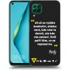 Picasee silikónový čierny obal pre Huawei P40 Lite - Kazma - SVĚT PATŘÍ TĚM, CO SE NEPOSEROU Picasee silikónový čierny obal pre Huawei P40 Lite - Kazma - SVĚT PATŘÍ TĚM, CO SE NEPOSEROU