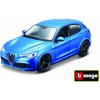 Bburago - Autá HOBBY, Alfa Romeo Stelvio, modrá metalíza, 1:24 Bburago - Autá HOBBY, Alfa Romeo Stelvio, modrá metalíza, 1:24