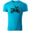 T-ričko BMW R1250GS pánske tričko Farba trička: Tyrkysová, Veľkosť: S T-ričko BMW R1250GS pánske tričko Farba trička: Tyrkysová, Veľkosť: S