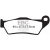 Brzdové platničky EBC FA181HH Brzdové platničky EBC FA181HH
