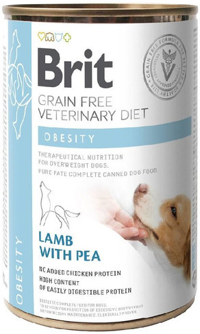 Brit Veterinary Diet Obesity Lamb & Pea 12 x 400 g