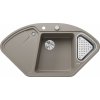 Granitový kuchynský drez BLANCO Delta II - s excentrom Farba: tartufo Granitový kuchynský drez BLANCO Delta II - s excentrom Farba: tartufo