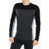 Funkčné tričko Smartwool Classic Thermal Merino BL Colorblock Crew Boxed - charcoal h/blk Funkčné tričko Smartwool Classic Thermal Merino BL Colorblock Crew Boxed - charcoal h/blk