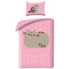 Detská posteľná bielizeň Pusheen 140 x 200 cm Halantex mikrovlákno mačka mačiatko Detská posteľná bielizeň Pusheen 140 x 200 cm Halantex mikrovlákno mačka mačiatko