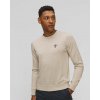 Pánsky béžový vlnený sveter Aeronautica Militare Pánsky béžový vlnený sveter Aeronautica Militare
