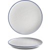 G. Benedikt Plytký tanier OPTIMO, 20 cm, dekor Mosaic blue line