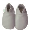 Hopi Hop Kožené capáčky Barefoot Veľ. S (0-6 mes.) Sv. šedé Hopi Hop Kožené capáčky Barefoot Veľ. S (0-6 mes.) Sv. šedé