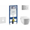 Geberit Duofix Modul na závesné WC s tlačidlom Sigma01, lesklý chróm + Tece One - sprchovacia toaleta a doska, Rimless, SoftClose 111.300.00.5 NT2 Geberit Duofix Modul na závesné WC s tlačidlom Sigma01, lesklý chróm + Tece One - sprchovacia toaleta a doska, Rimless, SoftClose 111.300.00.5 NT2