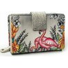 Rovicky dámska peňaženka s plameniakmi R N109 ART 06 GRAY Rovicky dámska peňaženka s plameniakmi R N109 ART 06 GRAY