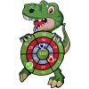 Terč s loptičkami Dino na suchý zips Terč s loptičkami Dino na suchý zips