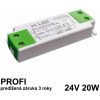 MLED LED napájací zdroj 20W, 24V - nábytkový MLED LED napájací zdroj 20W, 24V - nábytkový