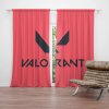 Sablio Záves VALORANT Red: 2ks 140x250cm Sablio Záves VALORANT Red: 2ks 140x250cm