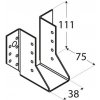 Domax Trámová papuča WB 2 38x111 Domax Trámová papuča WB 2 38x111
