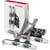 AXAGON PCEA-S4N, PCIe řadič - 4x sériový port (RS232) 250 kbps, vč. LP Axagon AXAGON PCEA-S4N, PCIe řadič - 4x sériový port (RS232) 250 kbps, vč. LP Axagon
