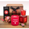 Giftboxeo pre mamičku plné sviečok ruža