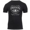 Tričko ATHLETIC FIT FREEDOM krátky rukáv ČIERNE veľ. M Tričko ATHLETIC FIT FREEDOM krátky rukáv ČIERNE veľ. M