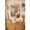 Baltica Design Stone Calm zrkadlo 60x90 cm zlatá 5904107932958 Baltica Design Stone Calm zrkadlo 60x90 cm zlatá 5904107932958