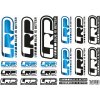 LRP Electronic LRP LOGO nálepky, arch A4 3 LRP Electronic LRP LOGO nálepky, arch A4 3