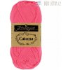 Catona - mercerovaná bavlnená priadza ružová Catona - mercerovaná bavlnená priadza ružová
