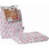 XKKO BMB Bambusová zavinovačka 120 × 120 - Scandinavian Baby Pink Cross + klipy na kočárek XKKO BMB Bambusová zavinovačka 120 × 120 - Scandinavian Baby Pink Cross + klipy na kočárek