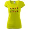 Parkour abeceda - Dámske tričko Pure - M ( Limetková ) Parkour abeceda - Dámske tričko Pure - M ( Limetková )