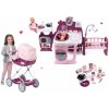 Set domček pre bábiku Violette Baby Nurse Large Doll's Play Center Smoby a kočík hlboký veľký Violette pre 42 cm bábiku Set domček pre bábiku Violette Baby Nurse Large Doll's Play Center Smoby a kočík hlboký veľký Violette pre 42 cm bábiku