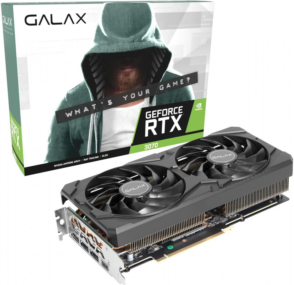 KFA2 GeForce RTX 3070 1-Click OC 8GB GDDR6 37NSL6MD2KOK