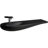 LAUFEN IlBagnoAlessi asymetrické umývadlo do nábytku s odkladacou plochou vpravo, s otvorom, so skrytým prepadom, 1200 x 500 mm, matná čierna, H8149737161041 LAUFEN IlBagnoAlessi asymetrické umývadlo do nábytku s odkladacou plochou vpravo, s otvorom, so skrytým prepadom, 1200 x 500 mm, matná čierna, H8149737161041