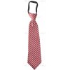 Detská kravata hodvábna červená pruhovaná - detská, kravata, detská kravata