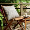 Eurofirany Záhradná nepremokavá obliečka na vankúšik GARDEN 21G so strapcami ružová Polyester 45x45 cm Eurofirany Záhradná nepremokavá obliečka na vankúšik GARDEN 21G so strapcami ružová Polyester 45x45 cm