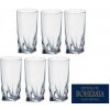 Bohemia Quadro Poháre na vodu long 6 ks 350 ml
