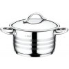 MAKRO - Hrniec a pokrievka nerez 18x10cm 2,5L MAKRO - Hrniec a pokrievka nerez 18x10cm 2,5L