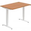 Hobis Pracovný stôl Motion, ZO, 2S, 120x70,5-120,5x80 cm, jelša/biela Hobis Pracovný stôl Motion, ZO, 2S, 120x70,5-120,5x80 cm, jelša/biela
