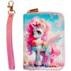 Jednorožec – detská peňaženka s pútkom a karabínou Jednorožec – detská peňaženka s pútkom a karabínou