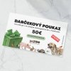 Darčeková poukážka na nákup v hodnote 50 € Darčeková poukážka na nákup v hodnote 50 €