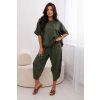 Fashionweek dámska pohodlná tepláková súprava K6727 khaki Fashionweek dámska pohodlná tepláková súprava K6727 khaki