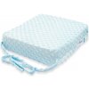 Detský podsedák na stoličku New Baby Standard Minky modrý Detský podsedák na stoličku New Baby Standard Minky modrý