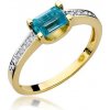 Blink-Blink Diamantový prsteň zo žltého zlata s Topásom 2318BToDB Blink-Blink Diamantový prsteň zo žltého zlata s Topásom 2318BToDB