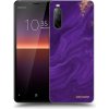 Picasee silikónový čierny obal pre Sony Xperia 10 II - Purple Picasee silikónový čierny obal pre Sony Xperia 10 II - Purple
