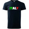 Italy Nápis - Tričko extra veľké (5-8XL) - 5XL ( Tmavomodrá (veľmi tmavá - skoro čierna) ) Italy Nápis - Tričko extra veľké (5-8XL) - 5XL ( Tmavomodrá (veľmi tmavá - skoro čierna) )