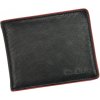 Pierre Cardin TILAK05 TUMBLE 324 čierno-červená pánska kožená peňaženka 12,5 x 9,5 cm Pierre Cardin TILAK05 TUMBLE 324 čierno-červená pánska kožená peňaženka 12,5 x 9,5 cm