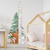 INSPIO Nálepka Detská na stenu - nalepovací meter z kolekcie Forest 90x90 stromy, zvieratá, detský meter, akvarelové nálepky, forest - lesný svet zelená, hnedá, plnofarebný motív INSPIO Nálepka Detská na stenu - nalepovací meter z kolekcie Forest 90x90 stromy, zvieratá, detský meter, akvarelové nálepky, forest - lesný svet zelená, hnedá, plnofarebný motív