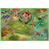 Vulpi Detský koberec Mesto zelený 75x112 Vulpi Detský koberec Mesto zelený 75x112