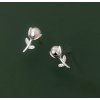 For Silver Puzetové náušnice Perlová Kvetina - Striebro 925 For Silver Puzetové náušnice Perlová Kvetina - Striebro 925