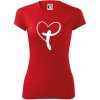 Jesus srdce - Dámske Fantasy športové (dresovina) - M ( Červená ) Jesus srdce - Dámske Fantasy športové (dresovina) - M ( Červená )